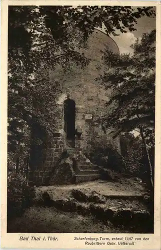 Kurort Bad Thal im Thür. Wald, Scharfenburg-Turm -524598