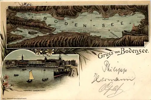 Gruss aus Konstanz - Litho -637372