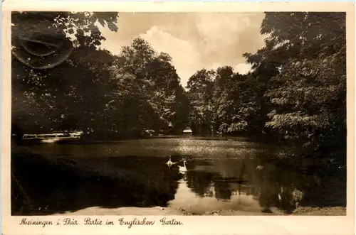 Meiningen, Partie im Englischen Garten -399654