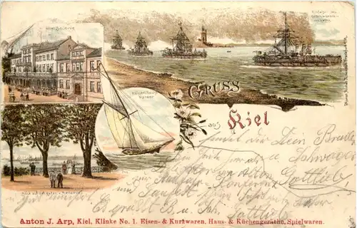 Gruss aus Kiel - Litho -637326