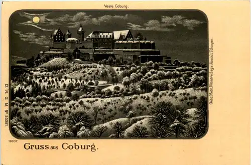 Gruss aus Coburg - Litho -637660