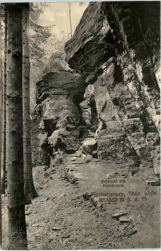 Finsterbergen, Schlucht am Hainfelsen -524374