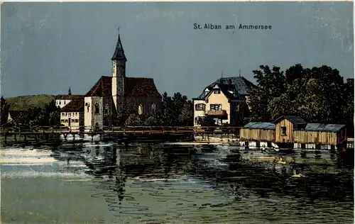 St. Alban am Ammersee - Künstler-AK Eugen Felle -610354