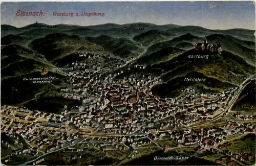 Eisenach, Wartburg u. Umgebung -524838
