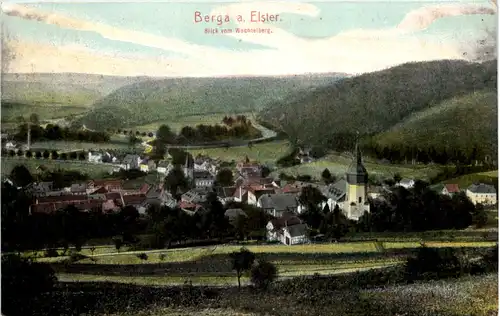 Berga a. Elster, Blick vom Wachtelberg -525308