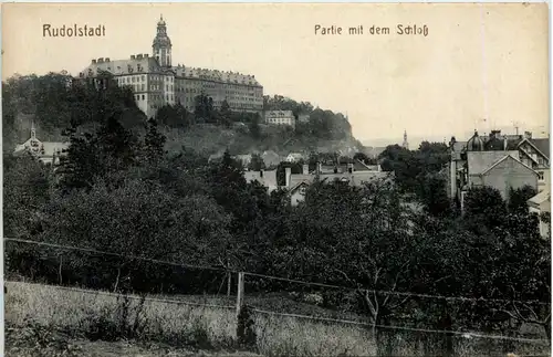 Rudolstadt, Partie mit dem Schloss -524878