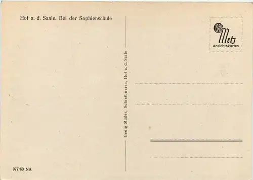 Hof an der Saale - Bei der Sophienschule -637606