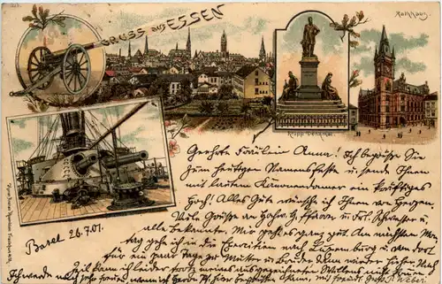 Gruss aus Essen - Litho -636502