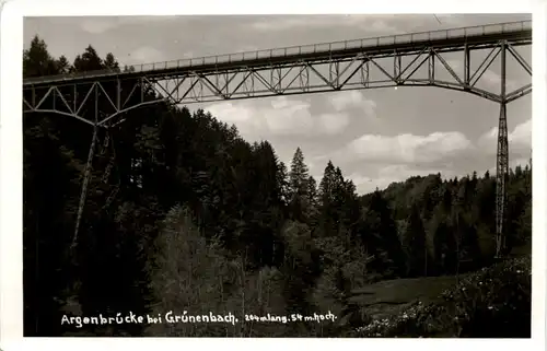 Argenbrücke bei Grünenbach -610634