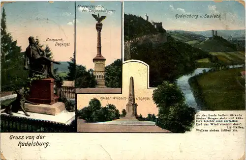 Gruss von der Rudelsburg, div. Bilder -525098