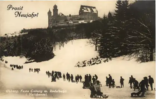 Feste Coburg mit Rodelbahn -637872