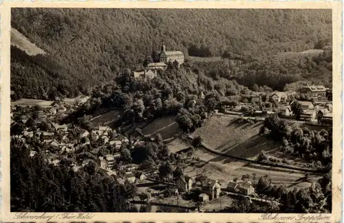 Schwarzburg, Blick vom Trippstein -524774