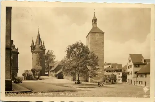 Lindau - Biebsturm und Peterskirche -610814