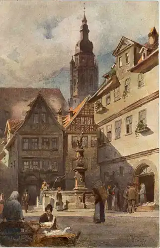 Coburg - Blick in die Steingasse -637906