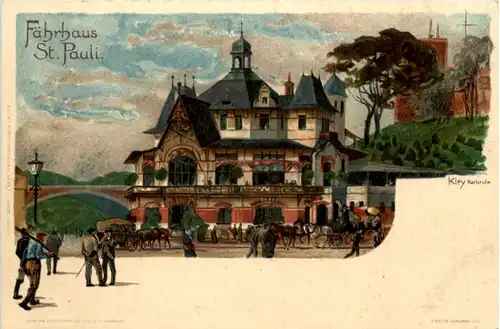 Fährhaus St. Pauli - Litho -636762