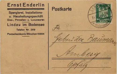 Lindau im Bodensee - Erst Enderlin Spenglerei -610874