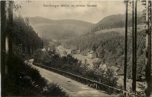 Gehlberger Mühle im wilden Geratal -524994