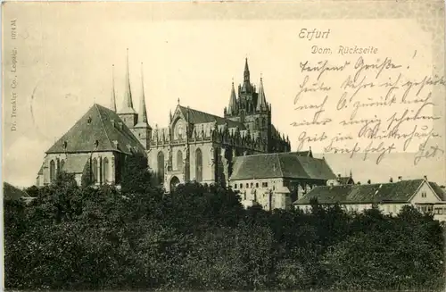 Erfurt, Dom,Rückseite -524264