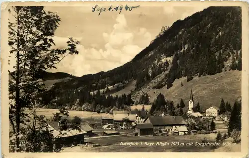 Unterjoch im Allgäu -mit Sorgschrofen -523976