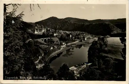 Ziegenrück ob Saaletal, Blick vom Schlossberg -525074