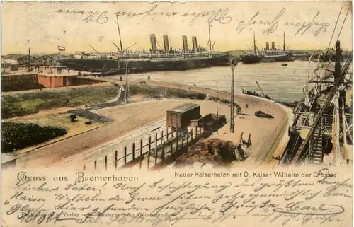 Gruss aus Bremerhaven - Neuer Kaiserhafen -637322