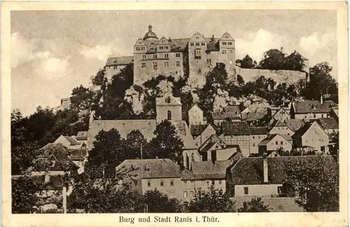 Burg und Stadt Ranis i. Thür. -524672