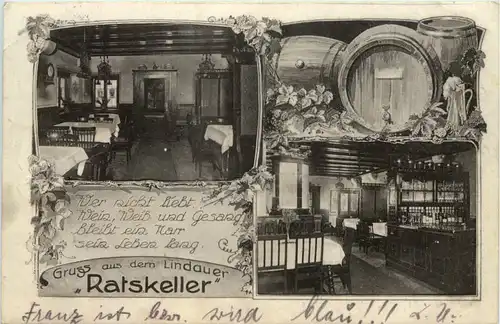 Lindau - Gruss aus dem Ratskeller -611394