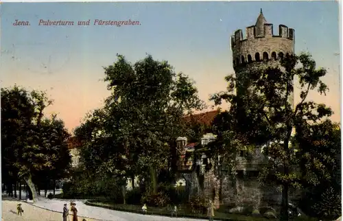 Jena, Pulverturm und Fürstengraben -526128