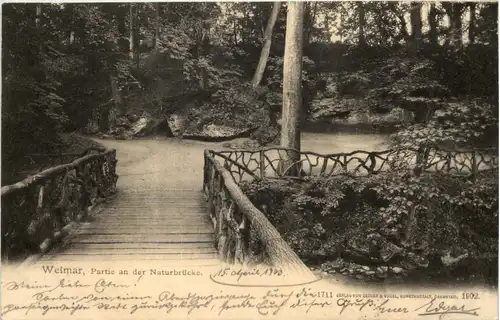 Weimar, Partie an der Naturbrücke -524564