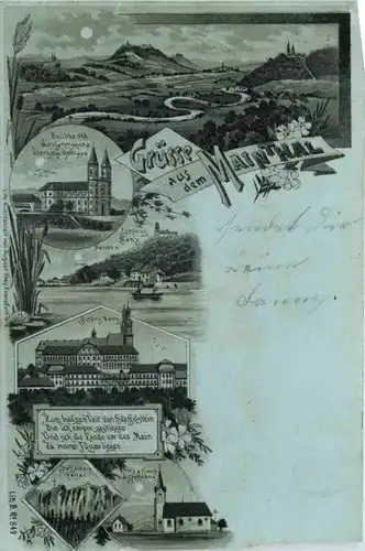 Gruss aus dem Mainthal - Litho -637402