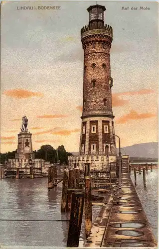 Lindau - Auf der Mole -611494