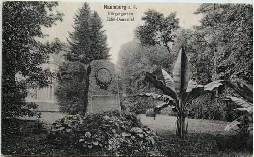 Naumburg, Bürgergarten, Jahn-Denkmal -524390