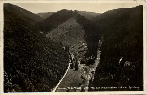 Meura, Blick von den Meurasteinen auf den Spitzberg -524410