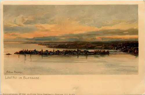 Lindau im Bodensee - Litho -611614