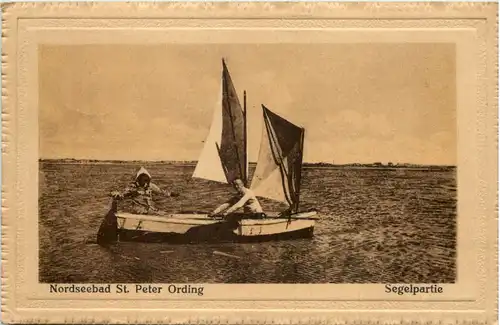 Nordseebad St. Peter Ording, Segelpartie -525594