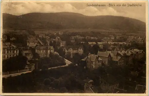 Sondershausen, Blick von der Stadtkirche -524590