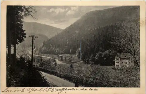 Thüringer Waldpartie im wilden Geratal - Gehlberg -524610