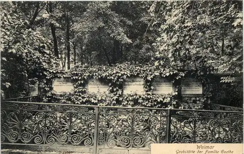 Weimar, Grabstätte der Familie Goethe -525152