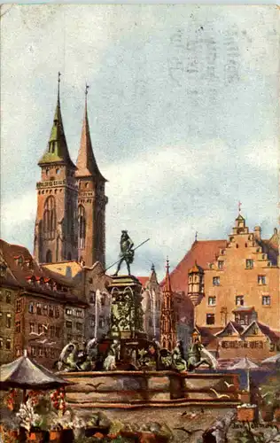 Nürnberg, Neptunbrunnen -525814