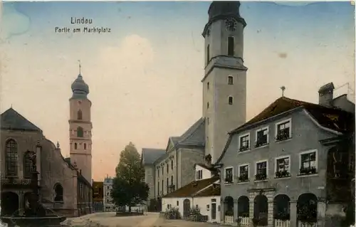 Lindau - Partie am Marktplatz -611974