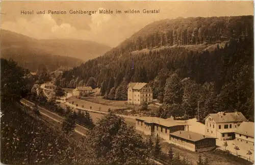 Gehlberger Mühle im wilden Geratal -526418
