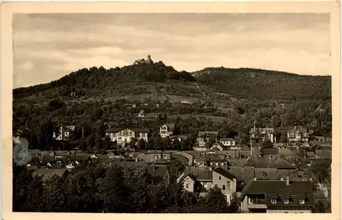 Bad Blankenburg, Blick auf die Burg Greifenstein -525244