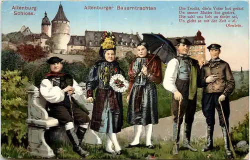 Altenburg, Schloss, Altenburger Bauerntrachten -526828