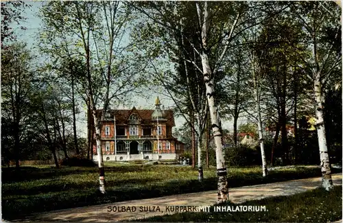 Solbad Sulza, Inhalatorium im Kurpark -526114