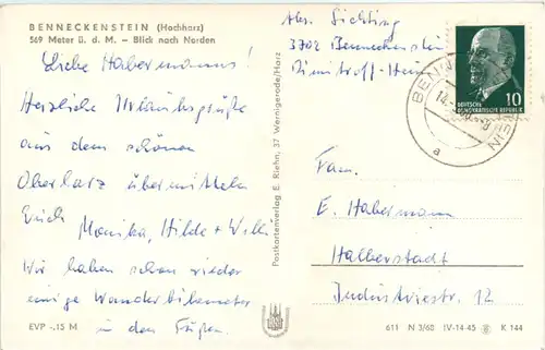 Benneckenstein, Blick nach Norden -501626