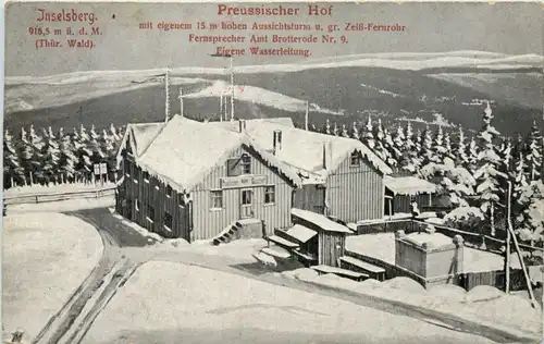 Inselsberg, Preussischer Hof - Brotterode -526234