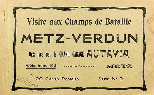 Booklet Metz - Verdun - 20 CPA -638122