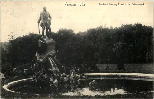 Friedrichroda, Denkmal Herzog Ernst II, Im Schlosspark -525256
