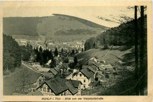 Ruhla i.Thür., Blick von der Watzdorfstrasse -525316