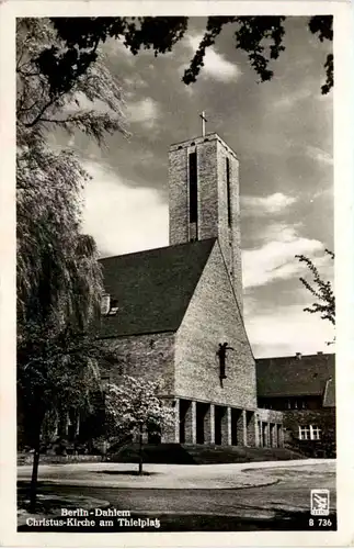 Berlin-Dahlem, Christus-Kirche am Thielplatz -525564